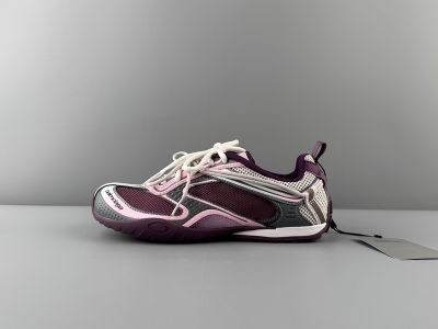 Balenciaga Radar Low-Top Sports and Casual Red/Pink/Grey/White Upper Shoes
